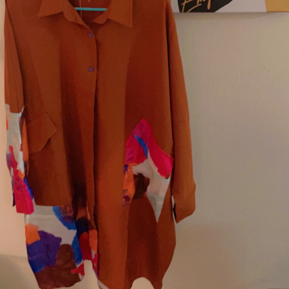 Over size shirt dress